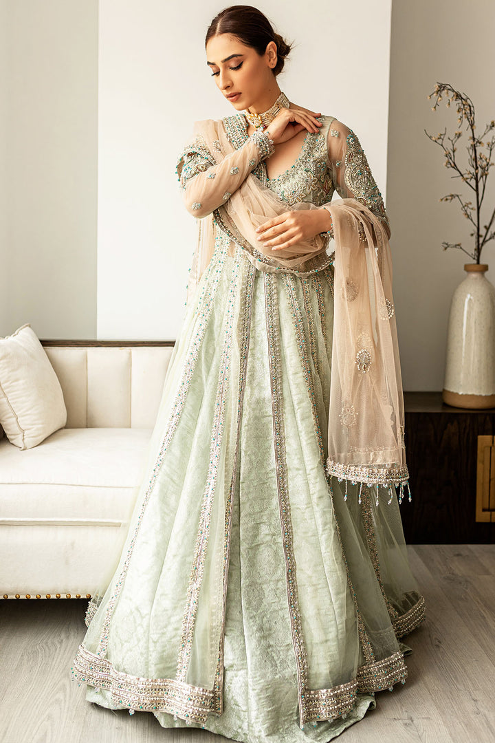 0101-SUBLIME HAND EMBELLISHED SILK NET STITCHED