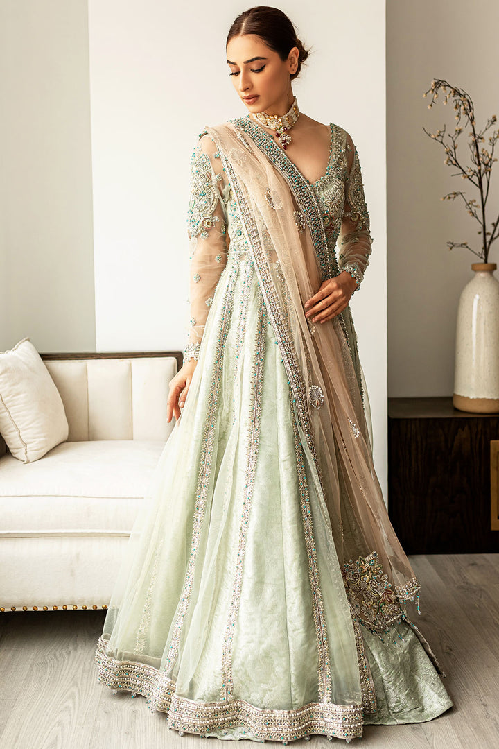 0101-SUBLIME HAND EMBELLISHED SILK NET STITCHED