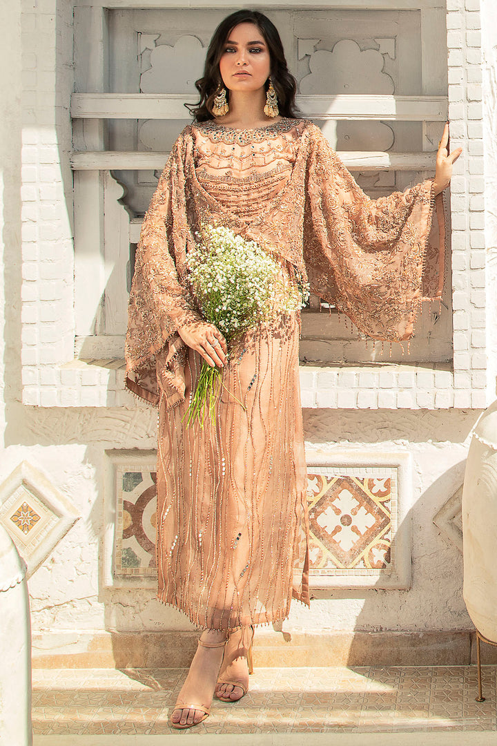 0102-VENUS HAND EMBELLISHED ORGANZA STITCHED