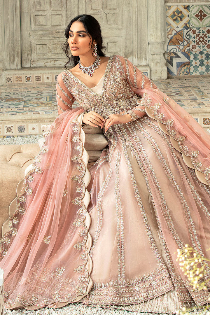 0106-PALATIAL HAND EMBELLISHED SILK NET STITCHED