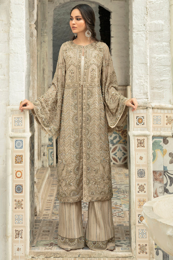 0107-MYSTIC HAND EMBELLISHED CHIFFON STITCHED