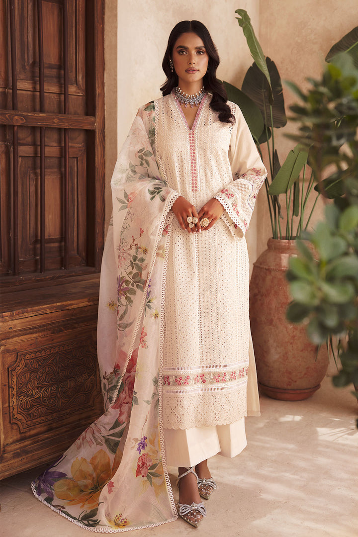 3744-EMILIA EMBROIDERED LAWN UNSTITCHED