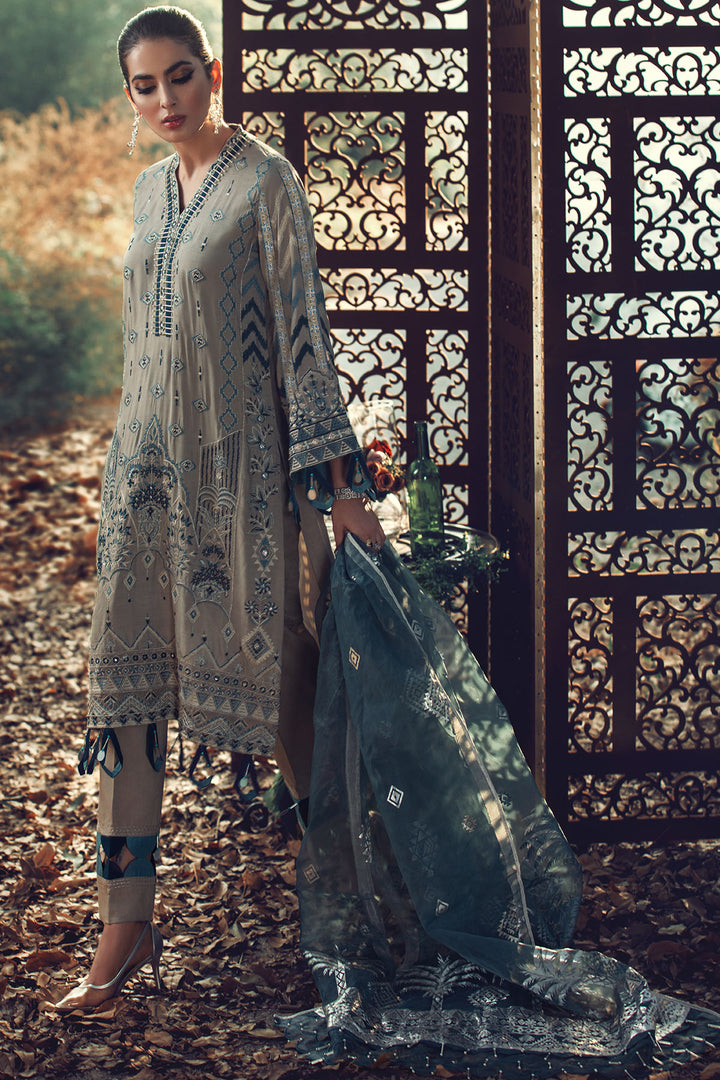 2701-TENUE-DU-JOUR EMBROIDERED LINEN UNSTITCHED