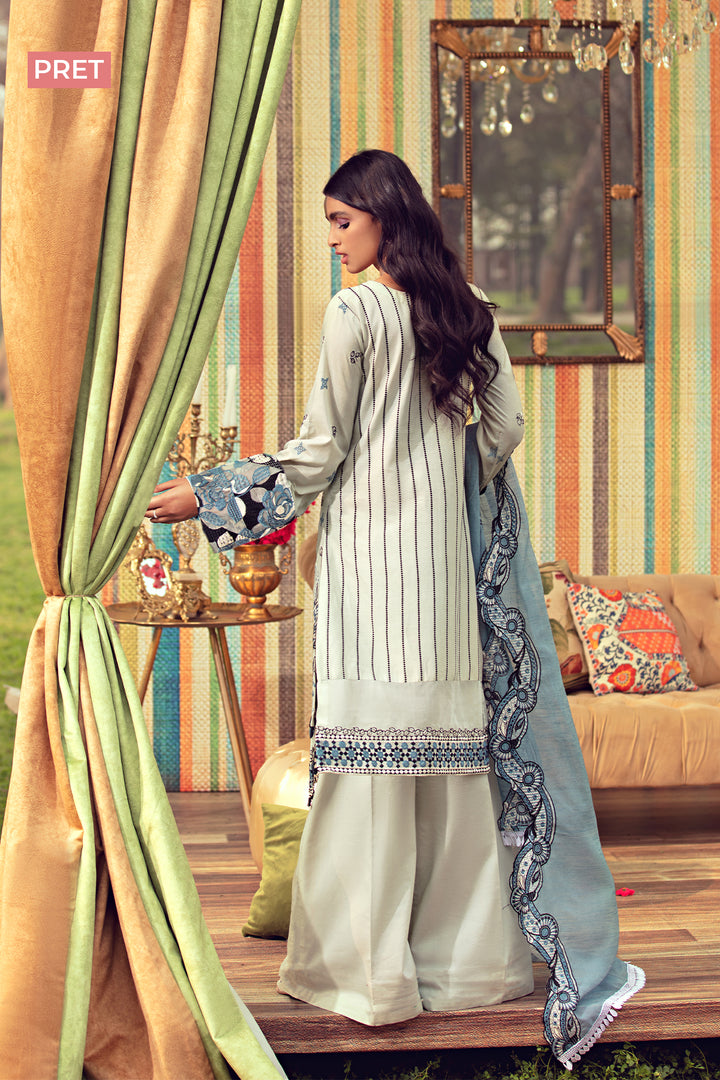 2798-MEDALLION EMBROIDERED LAWN STITCHED