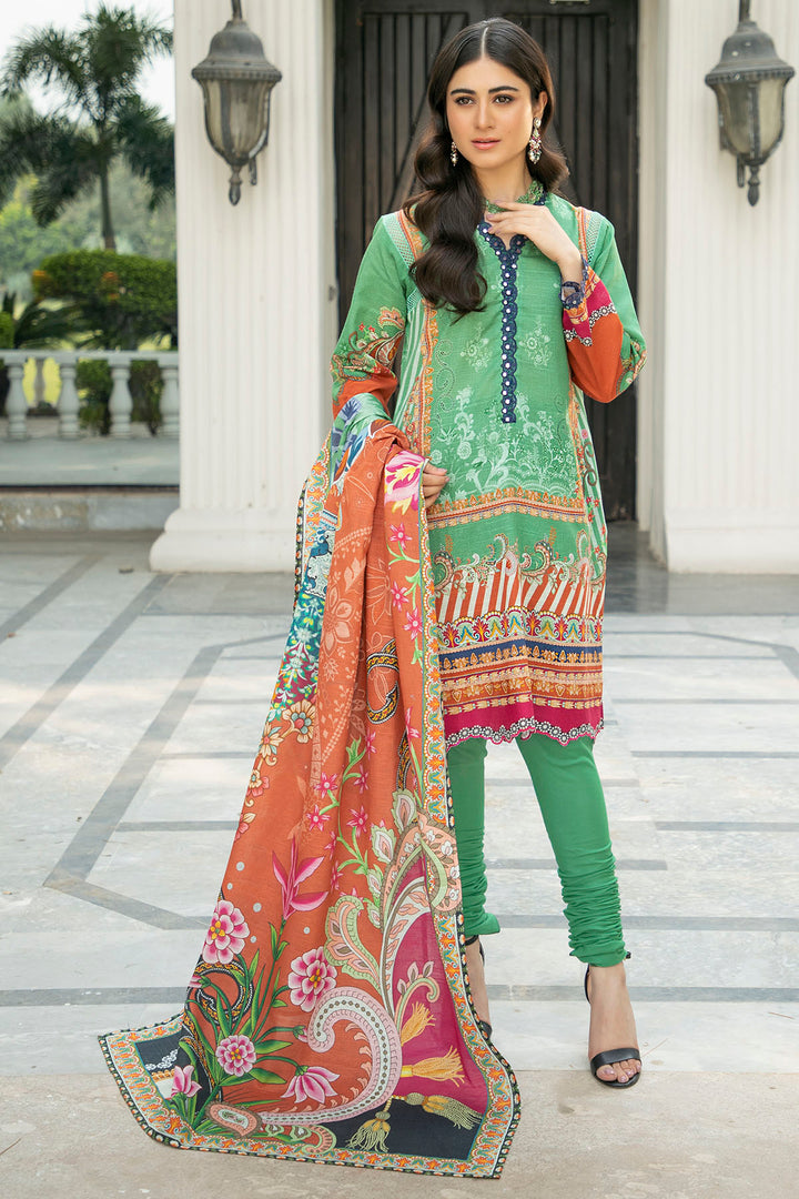 0018-CARNIVAL DIGITAL PRINTED KHADDAR UNSTITCHED