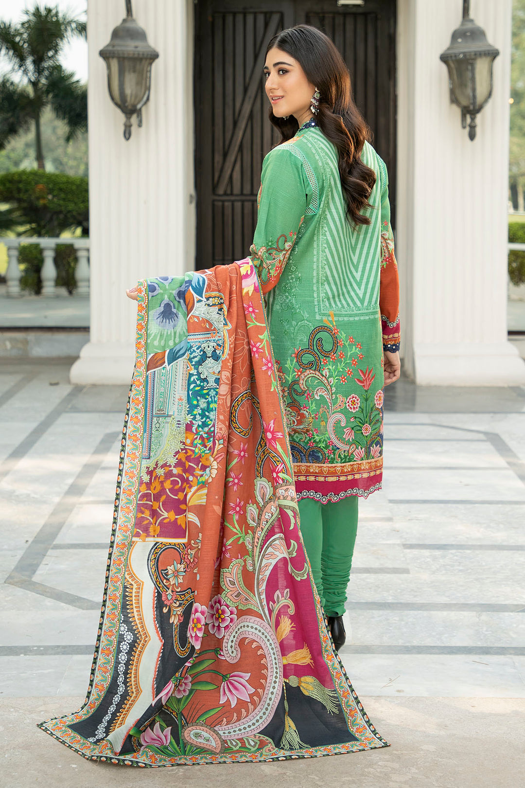 0018-CARNIVAL DIGITAL PRINTED KHADDAR UNSTITCHED