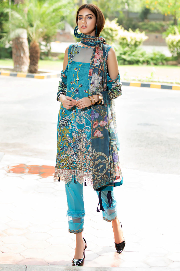 2598-BLUE-SAPPHIRE DIGITAL PRINTED LAWN UNSTITCHED
