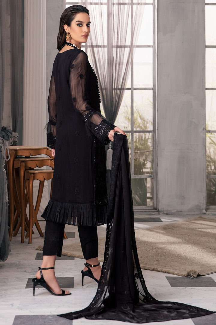 2649-JADE EMBROIDERED BEMBERG CHIFFON UNSTITCHED