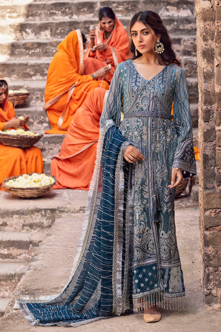 2769-BLUE-BELL EMBROIDERED CRINKLE CHIFFON UNSTITCHED