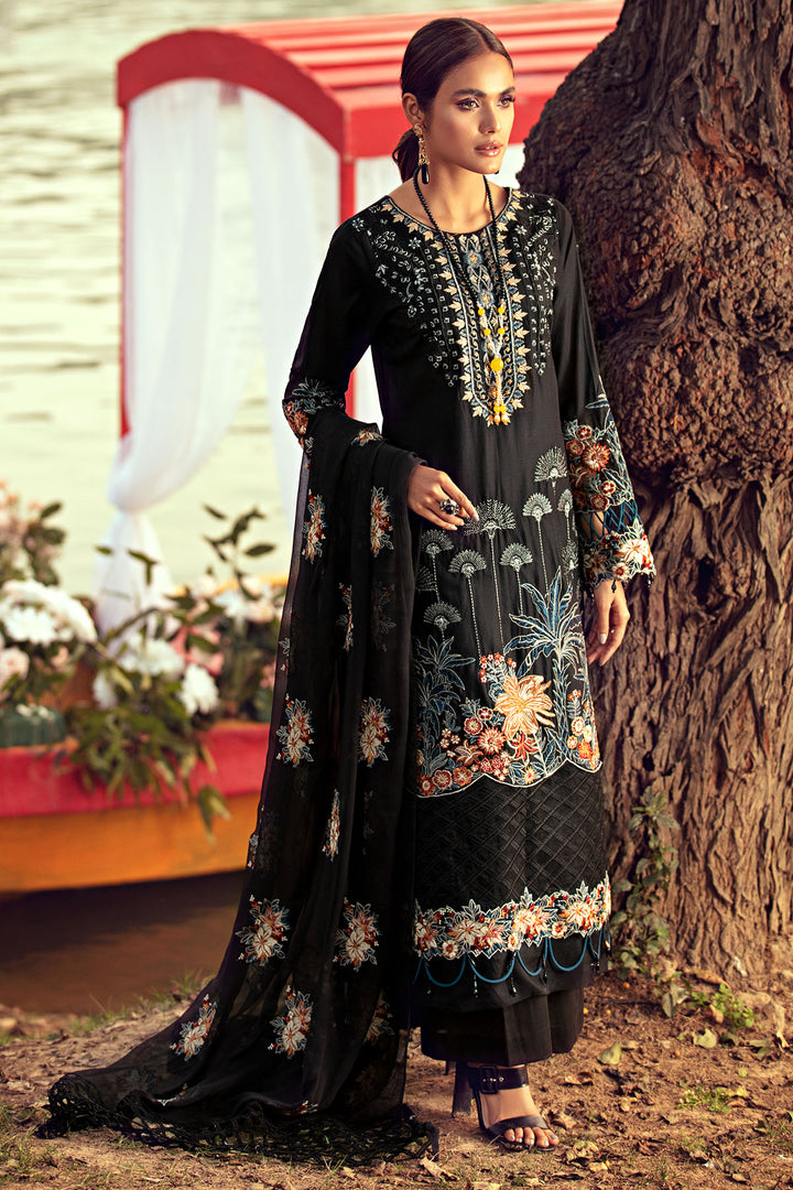 2804-TROPICAL-RAVEN EMBROIDERED LAWN UNSTITCHED