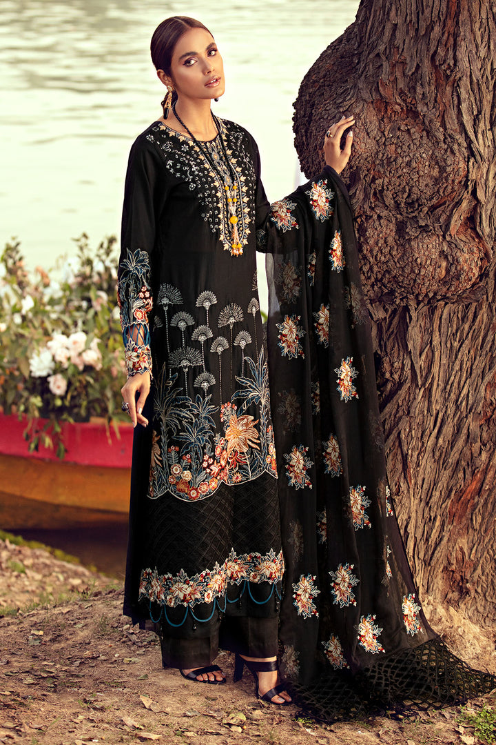 2804-TROPICAL-RAVEN EMBROIDERED LAWN UNSTITCHED