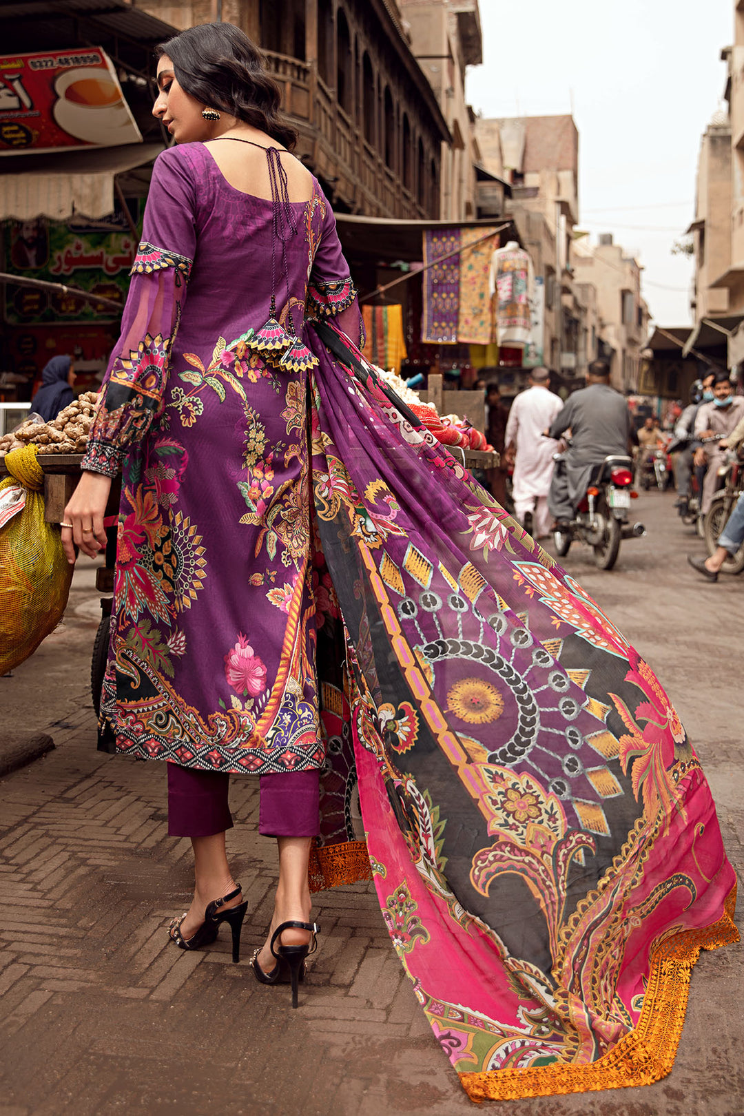 2869-AMETHYST DIGITAL PRINTED LAWN UNSTITCHED