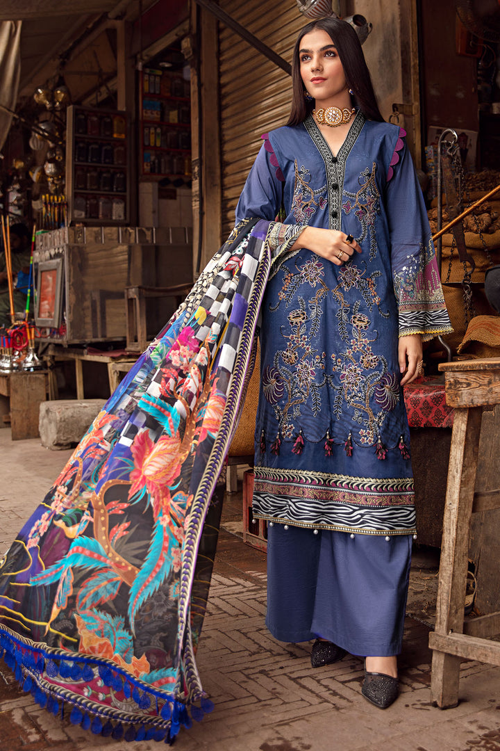 2876-ROYAL-SNOW DIGITAL PRINTED LAWN UNSTITCHED