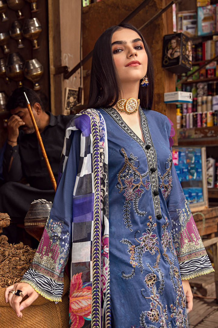 2876-ROYAL-SNOW DIGITAL PRINTED LAWN UNSTITCHED