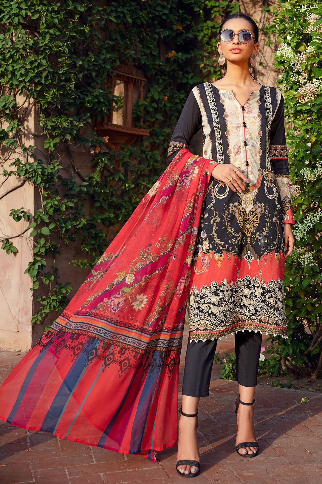 2893-CELTIC DIGITAL PRINTED LAWN UNSTITCHED