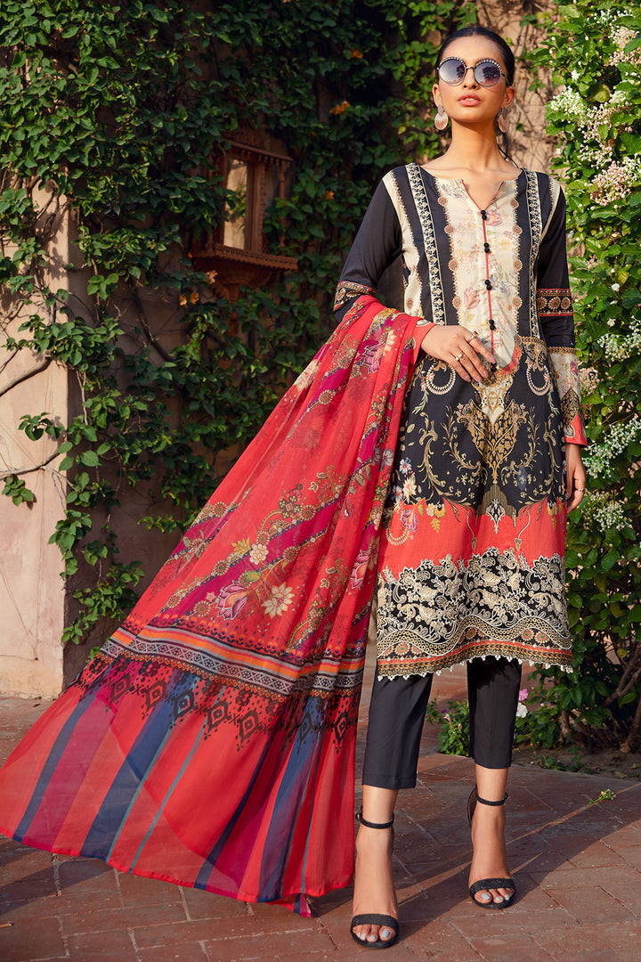 2893-CELTIC DIGITAL PRINTED LAWN UNSTITCHED