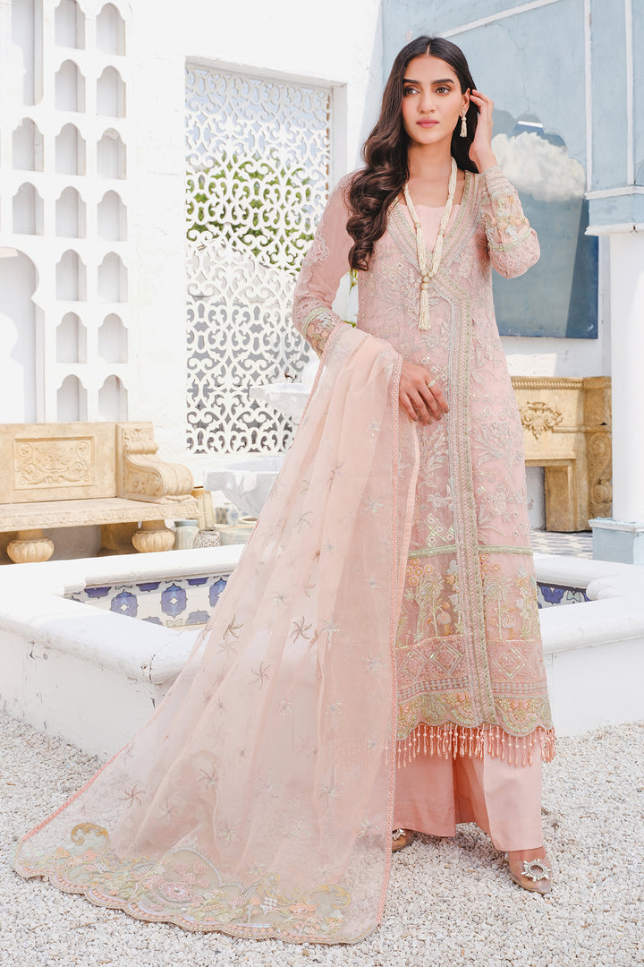 2918-PASTEL-FANTASY EMBROIDERED BEMBERG CHIFFON UNSTITCHED