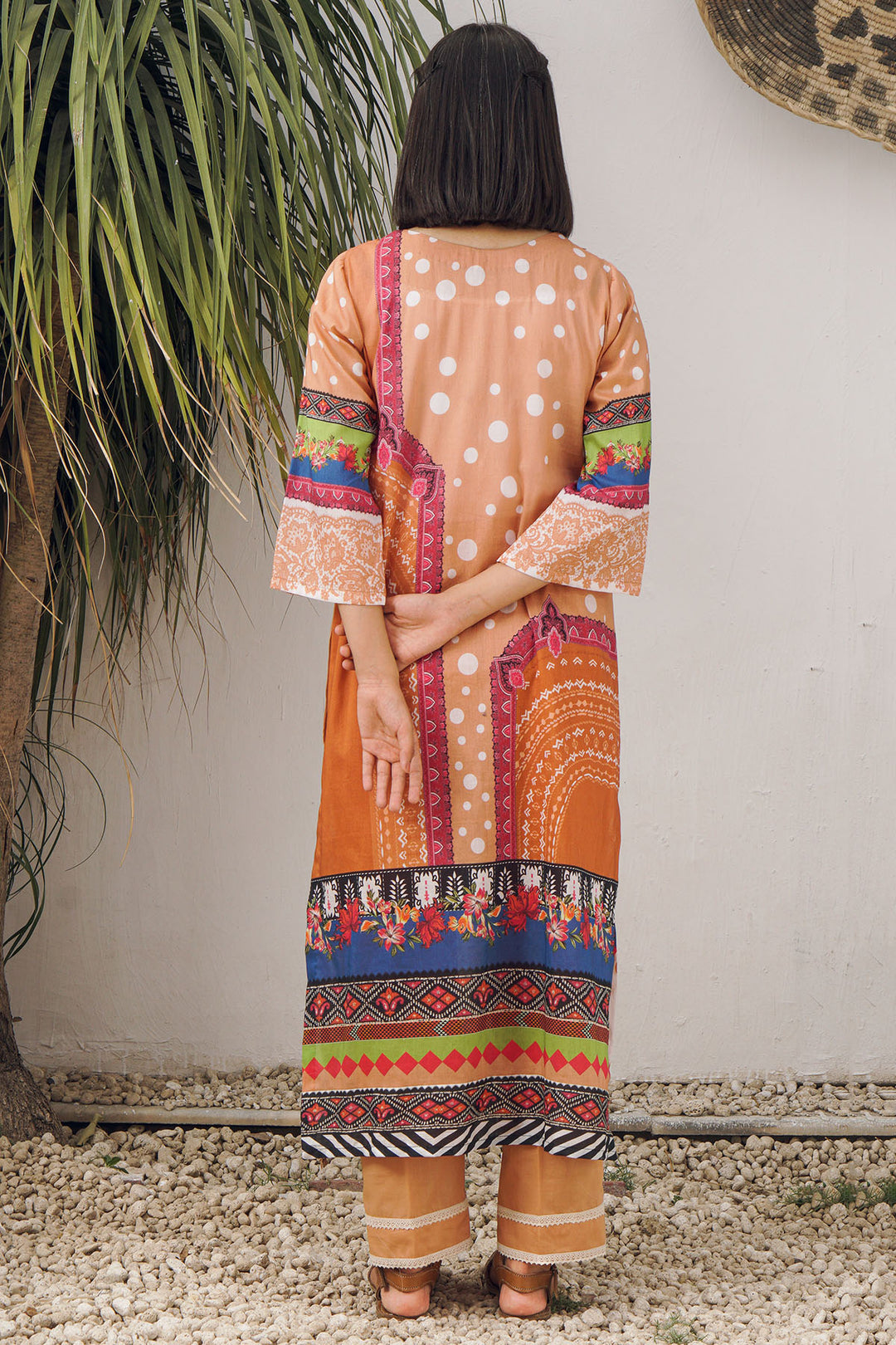 2969-POLKA-DOT DIGITAL PRINTED LAWN UNSTITCHED