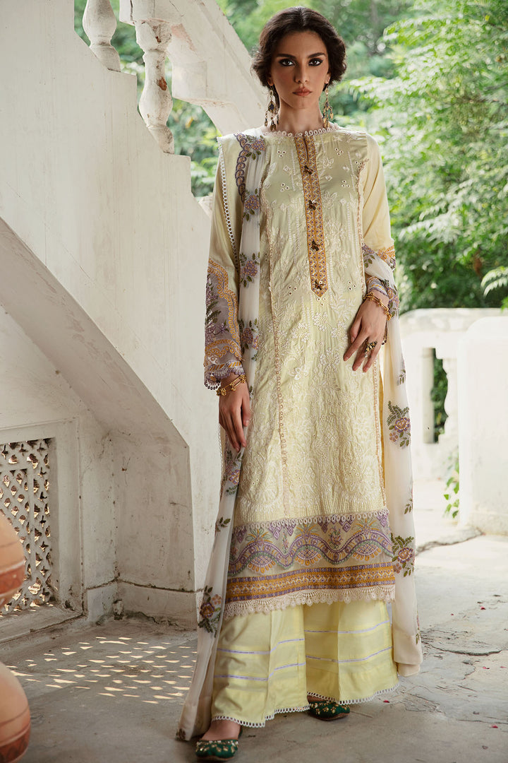 3020-FALAK- A EMBROIDERED COTTON SATIN UNSTITCHED