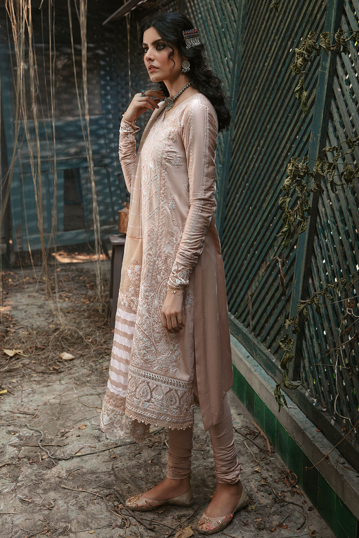 3024-ZAHRI- A EMBROIDERED COTTON SATIN UNSTITCHED