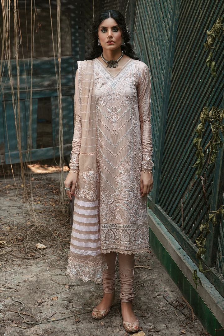 3024-ZAHRI- A EMBROIDERED COTTON SATIN UNSTITCHED