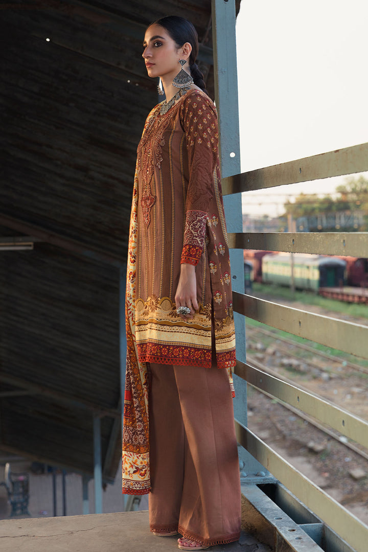 3083-VICTORIAN DIGITAL PRINTED LINEN UNSTITCHED