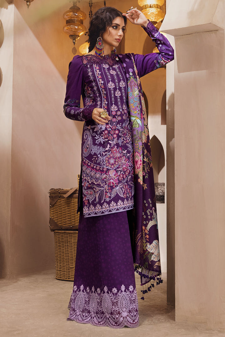 3102-GULYA DIGITAL PRINTED EMBROIDERED LINEN UNSTITCHED