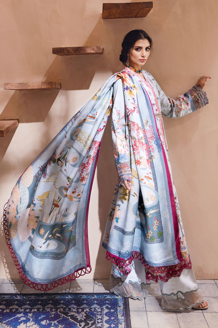 3105-NEHIR DIGITAL PRINTED EMBROIDERED LINEN UNSTITCHED