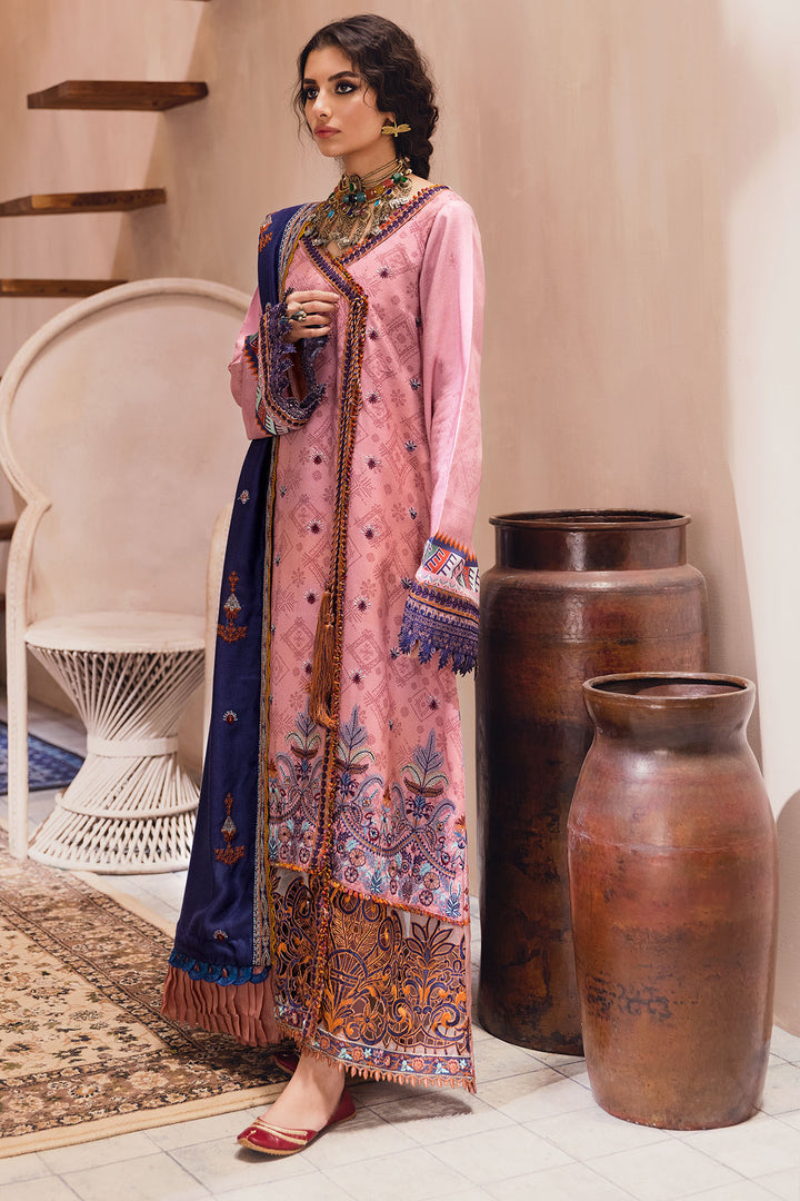 3108-DERYA DIGITAL PRINTED EMBROIDERED LINEN UNSTITCHED