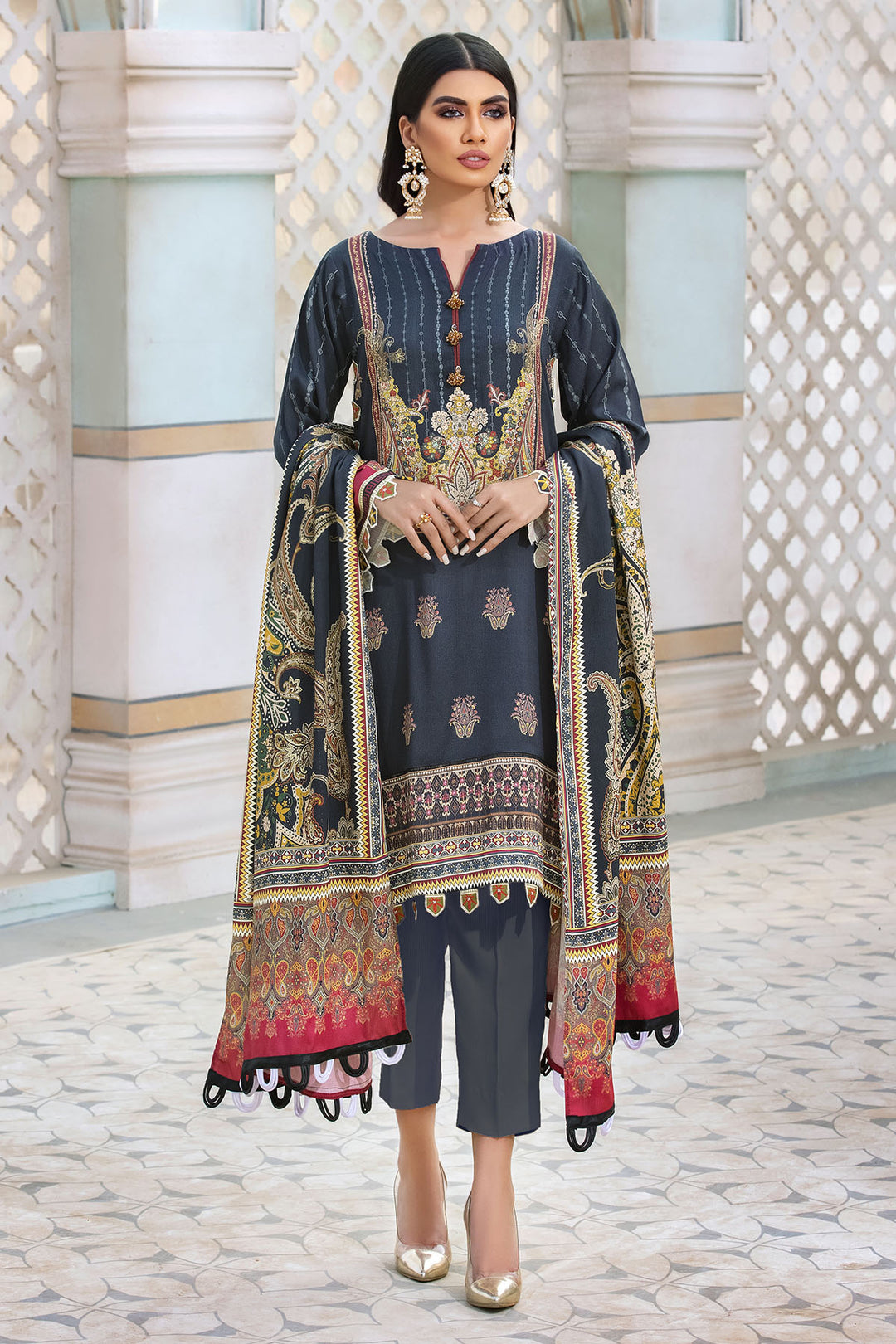 3114-MIDNIGHT-BREATH DIGITAL PRINTED COTAIL UNSTITCHED