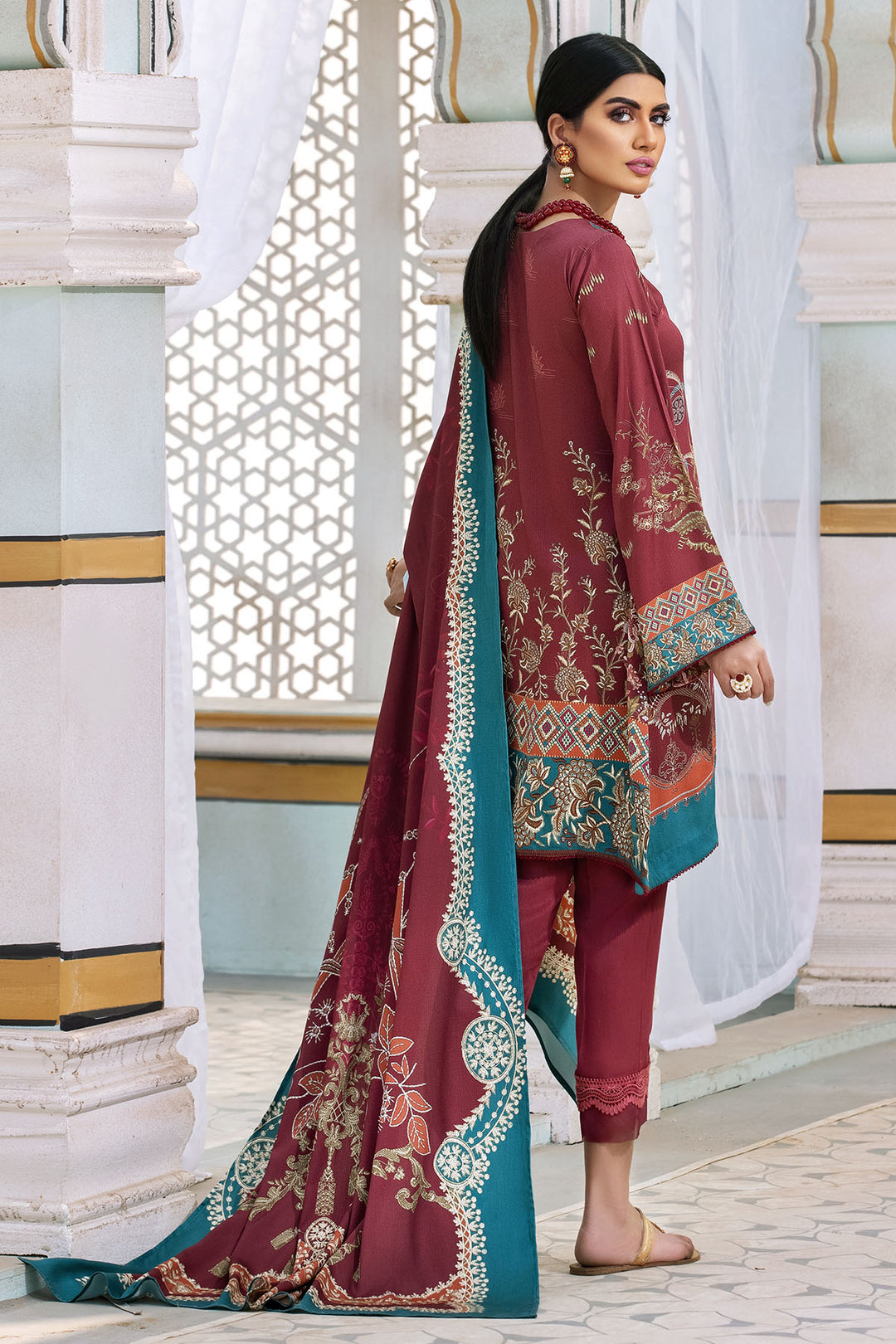 3117-BLOSSUM-TRIBE DIGITAL PRINTED COTAIL UNSTITCHED