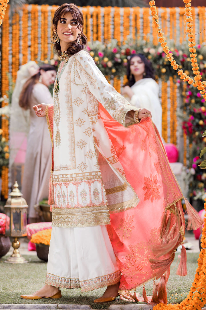 3136-MEHFIL EMBROIDERED JACQUARD UNSTITCHED