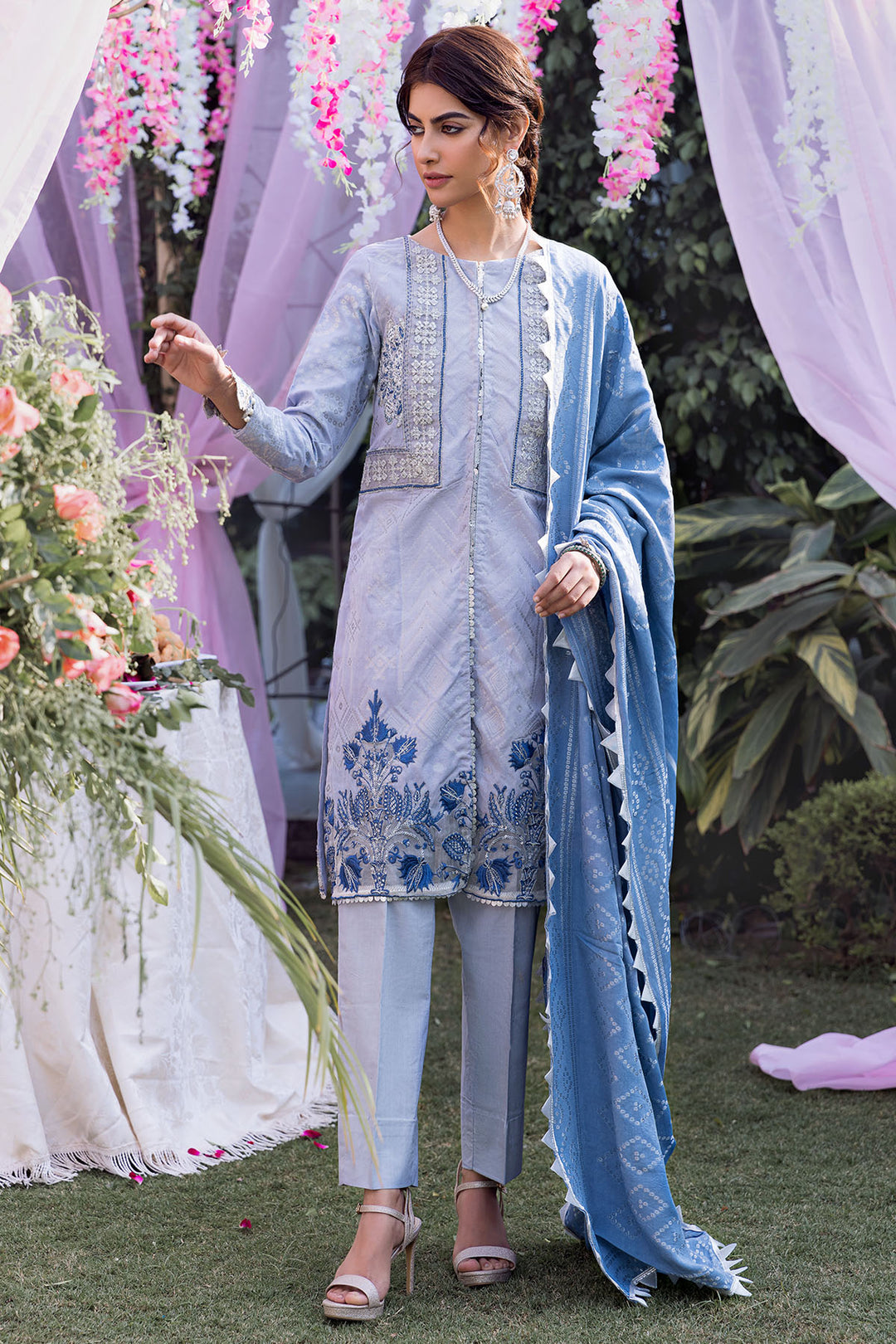 3139-FIRASA EMBROIDERED JACQUARD UNSTITCHED