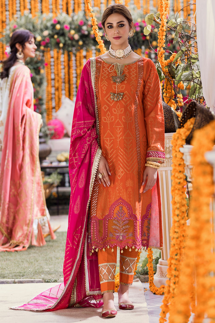3142-BANO EMBROIDERED JACQUARD UNSTITCHED
