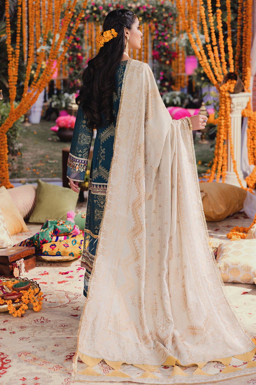 3147-GULNAR EMBROIDERED JACQUARD UNSTITCHED