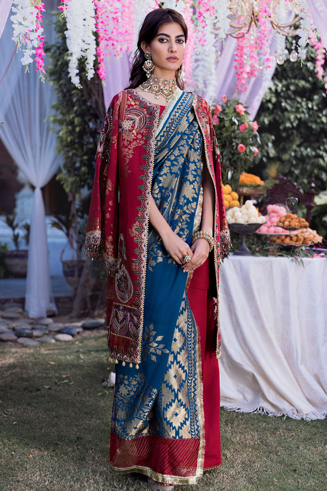 3151-SOHA EMBROIDERED JACQUARD UNSTITCHED