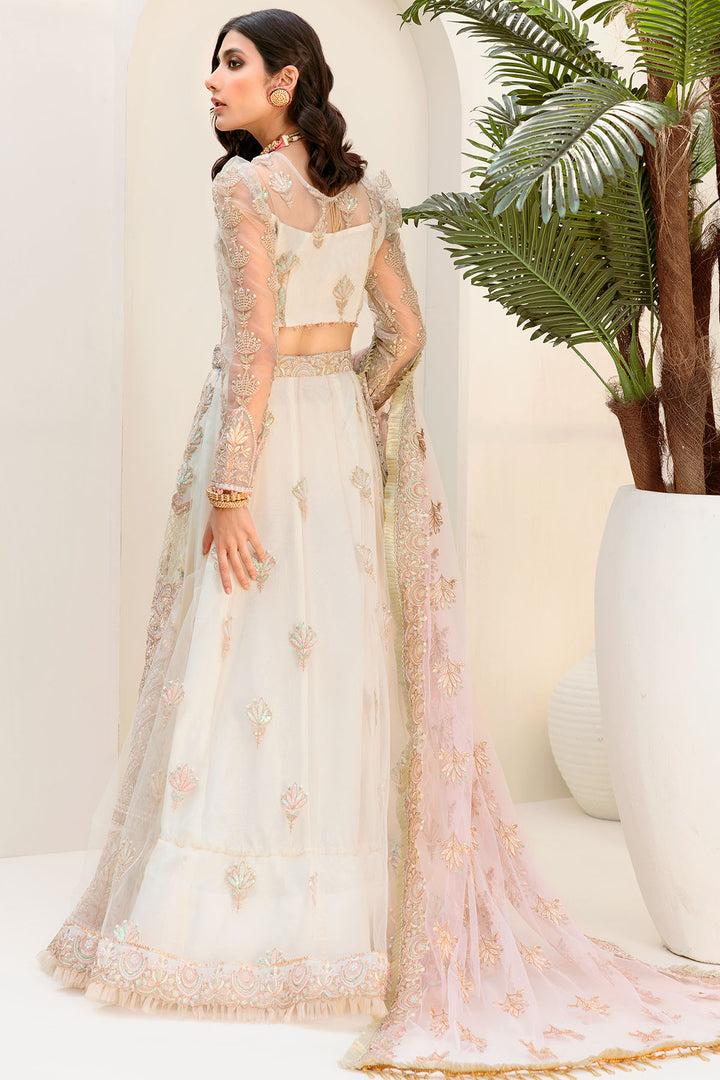 3186-PINK-SALT EMBROIDERED SILK NET UNSTITCHED