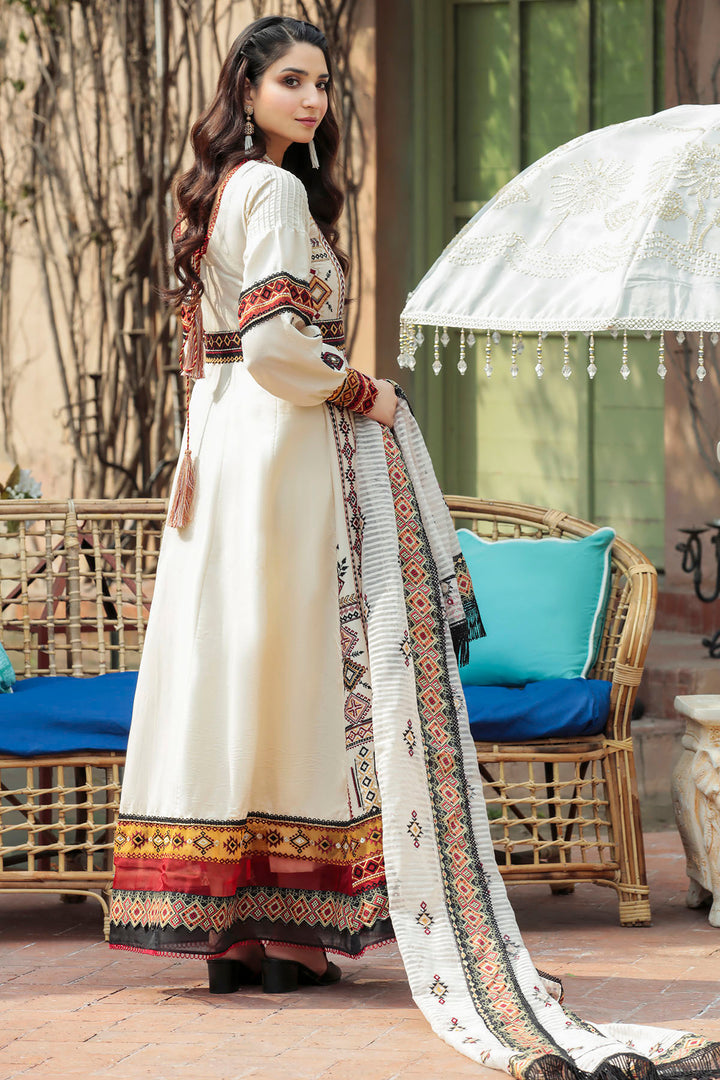 3196-GEOMETRIC-GORDEN EMBROIDERED LAWN UNSTITCHED