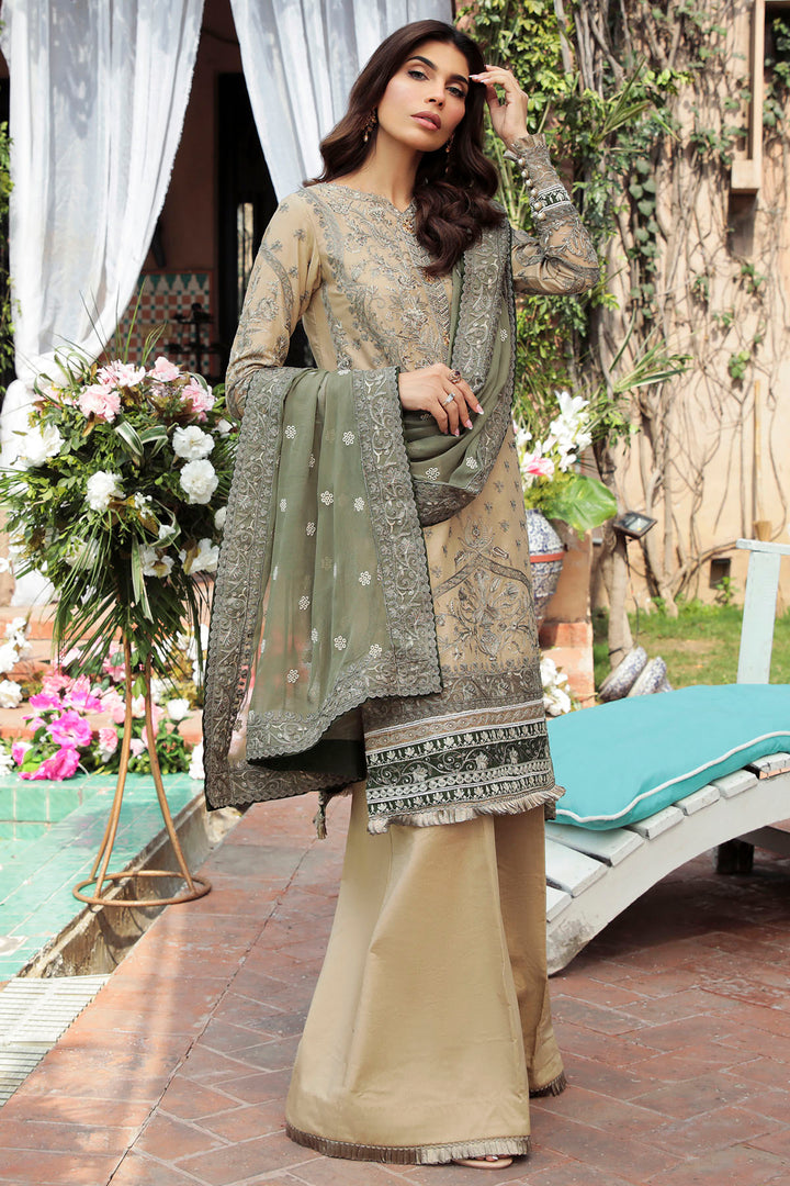 3199-SAND-TAUPE EMBROIDERED LAWN UNSTITCHED
