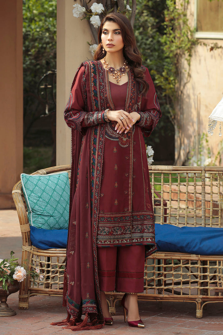 3204-DAHLIA EMBROIDERED LAWN STITCHED