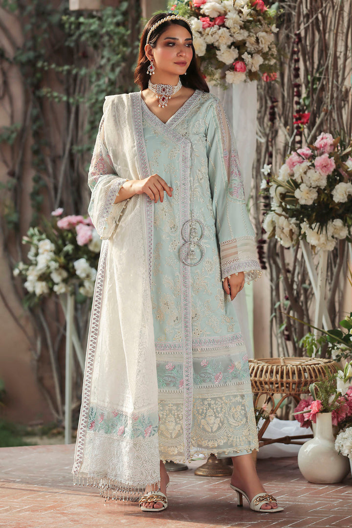 3213-BLUE-MOTIA EMBROIDERED LAWN STITCHED
