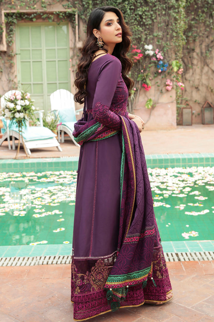 3214-SCARLET EMBROIDERED LAWN UNSTITCHED