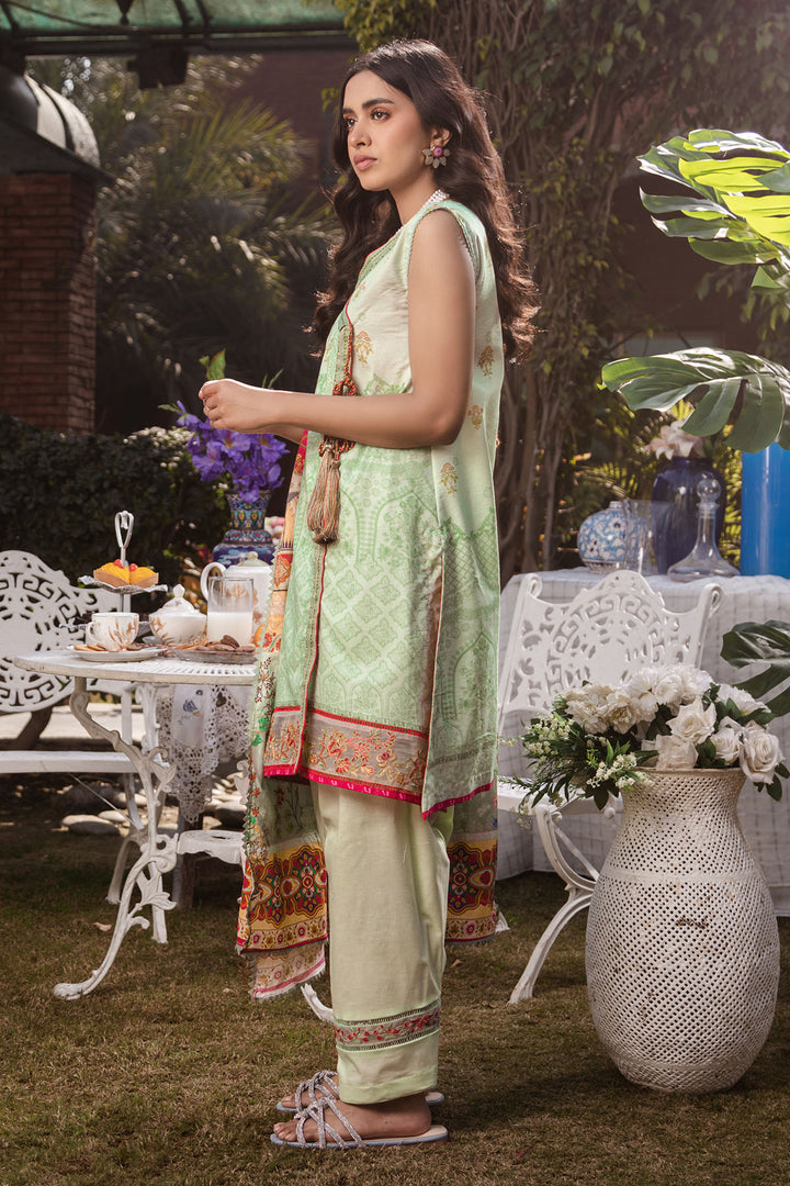 3243-PISTACHIO DIGITAL PRINTED LAWN UNSTITCHED