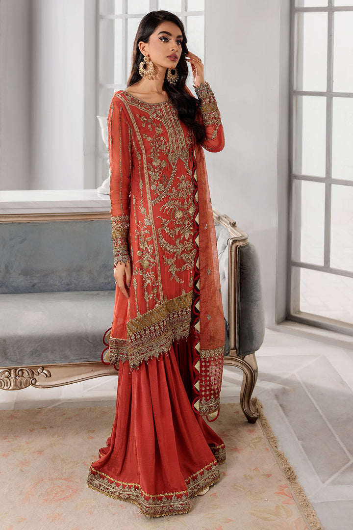 3392-ASTERIA EMBROIDERED BEMBERG CHIFFON UNSTITCHED