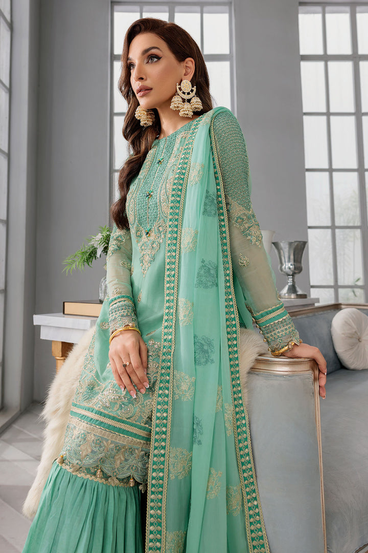 3396-SIRENE EMBROIDERED BEMBERG CHIFFON UNSTITCHED