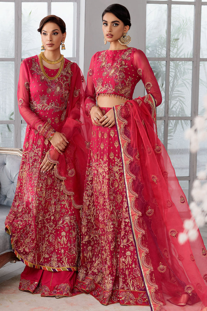 3397-FLORAISON EMBROIDERED BEMBERG CHIFFON UNSTITCHED
