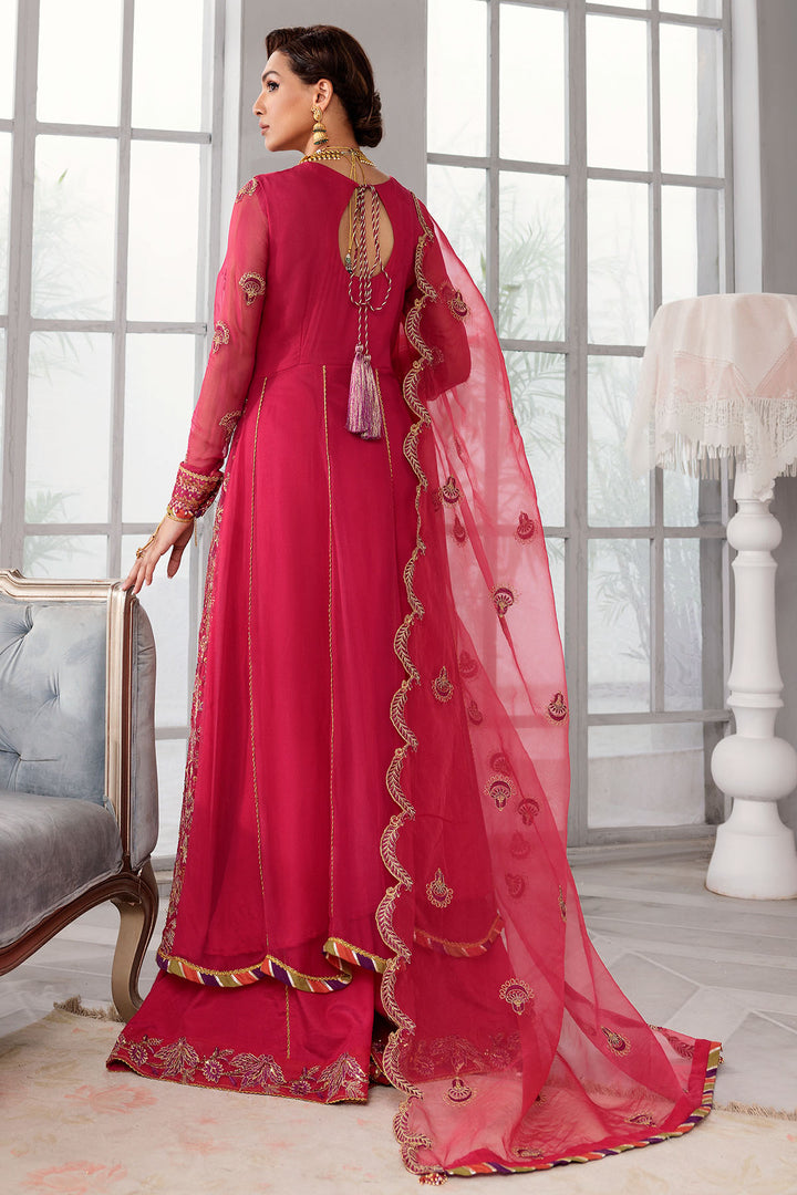 3397-FLORAISON EMBROIDERED BEMBERG CHIFFON UNSTITCHED