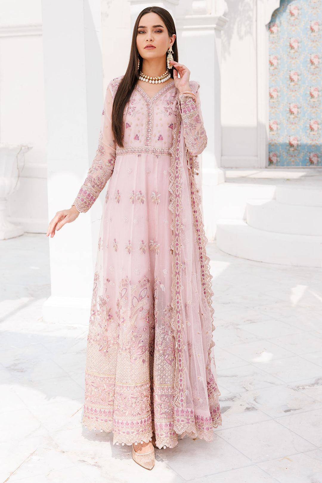 3398-SKEENA EMBROIDERED ORGANZA UNSTITCHED