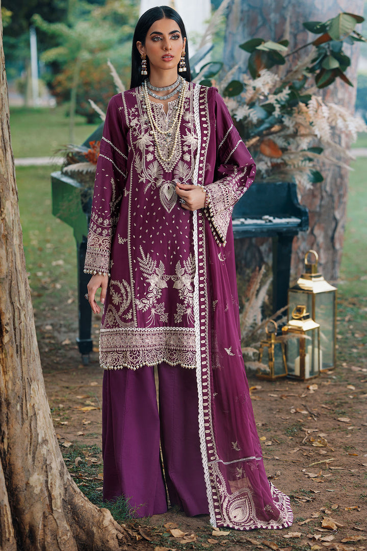 3488-CALDER EMBROIDERED COTTON SATIN UNSTITCHED