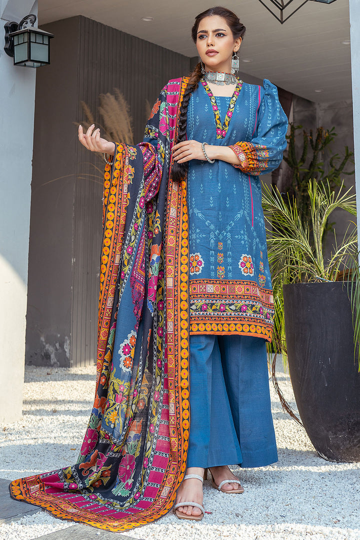 3497-PRINT-A DIGITAL PRINTED KHADDAR UNSTITCHED
